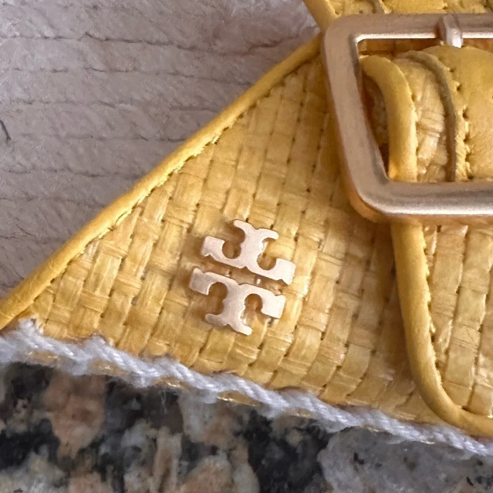Tory Burch- Selby two Band Espadrille Slides